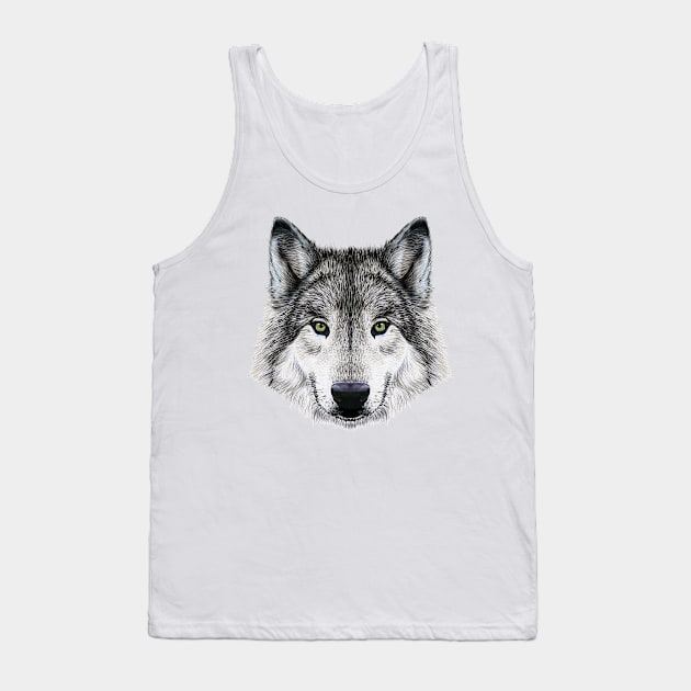 Wolf Tank Top by AmazingArtMandi